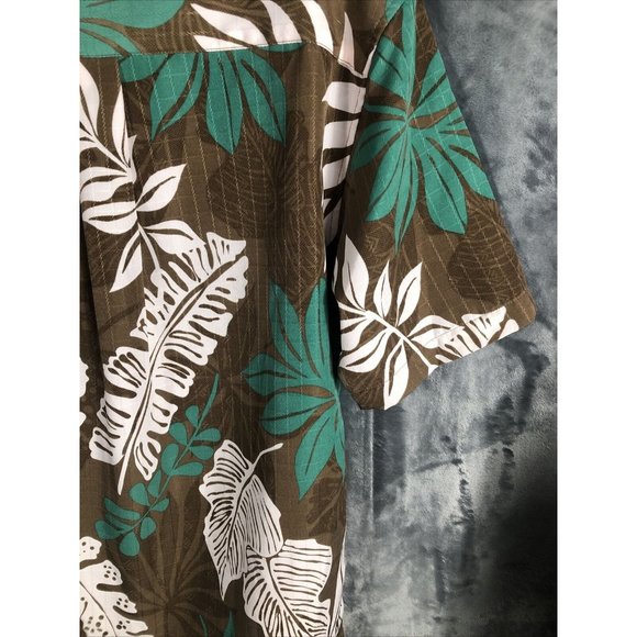 Havanera Hawaiian Shirt Men’s Floral Button Down Tropical Shirt Adult Medium - Picture 14 of 16